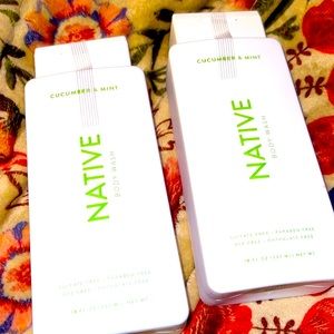 SOLD. NATIVE Cucumber & Mint Body wash